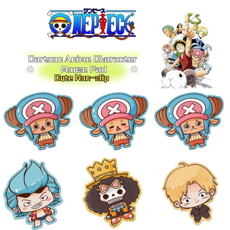 Laptop Accessories Cute - One Piece cartoon anime karakter schattige