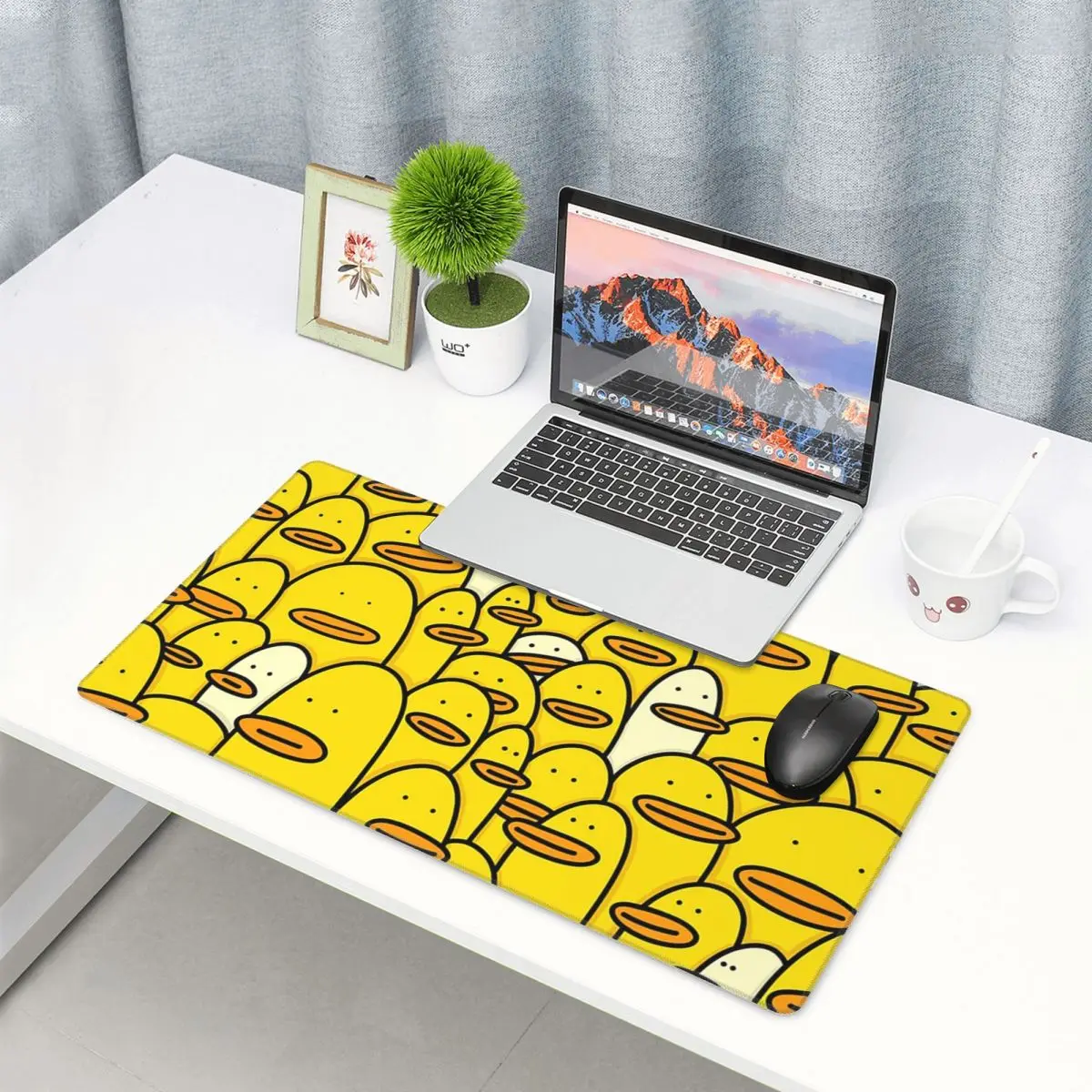 Yellow Laptop Accessories - Grote muismat Cartoon Geel Rubber Duck