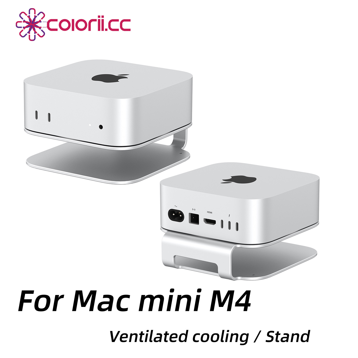 Mac Laptop Accessories - Colorii Desktop Stand voor Mac Mini