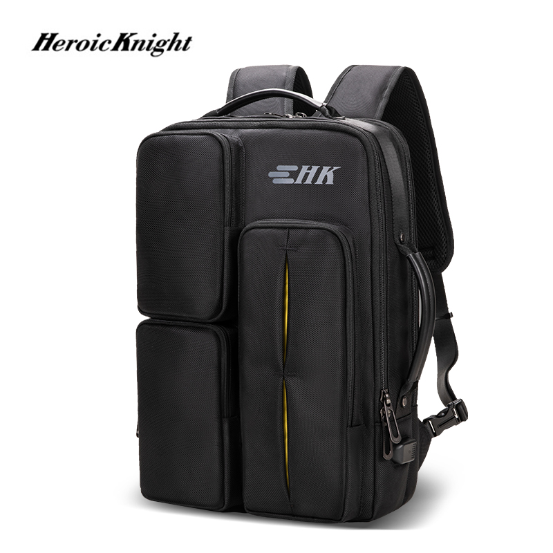 Laptop Accessories Holder - Heroic Knight laptoprugzak voor heren YKK