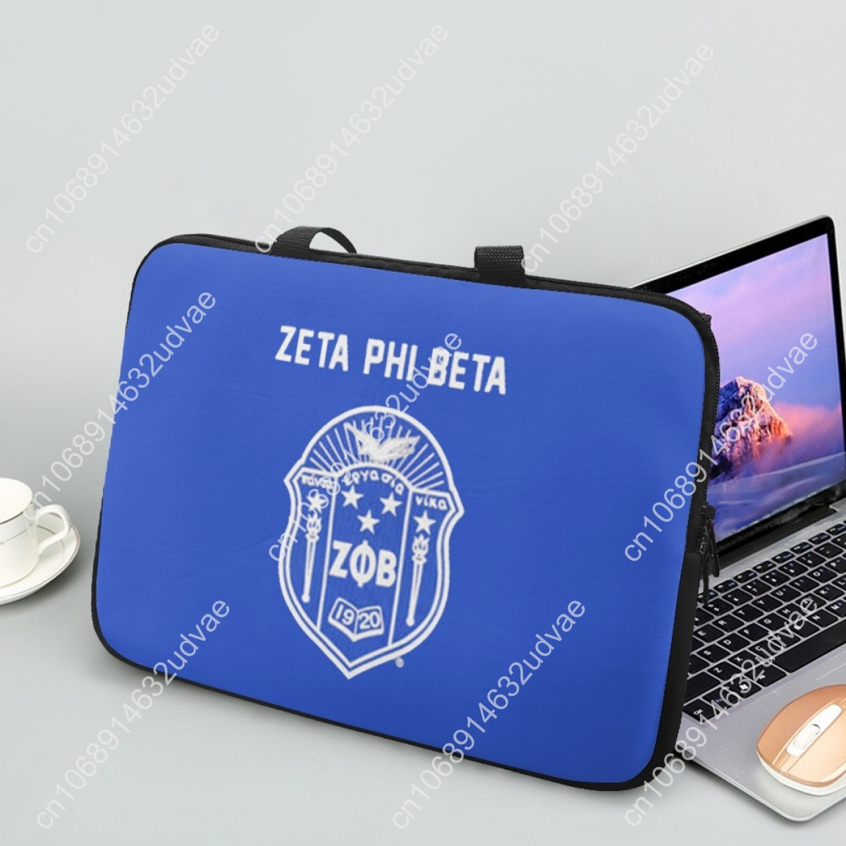 Laptop Accessories Case - Zeta Phi Beta Sorority Print Lichtgewicht