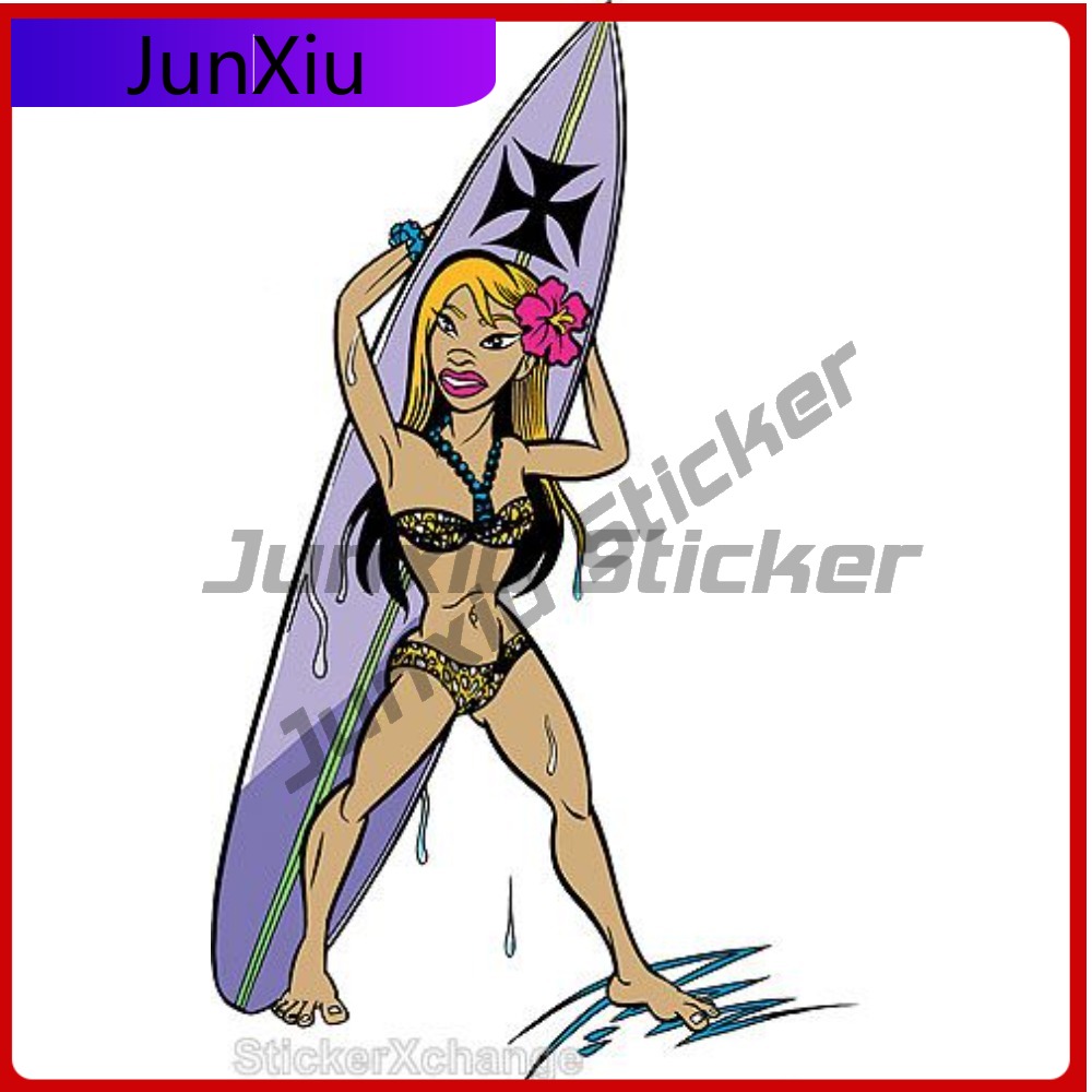 Laptop Accessories Best - Surfer Girl Sticker Nieuw Beste Cadeau