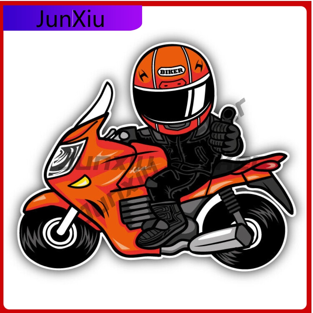 Laptop Accessories Best - Grappige Biker Cartoon Anime Beste cadeau