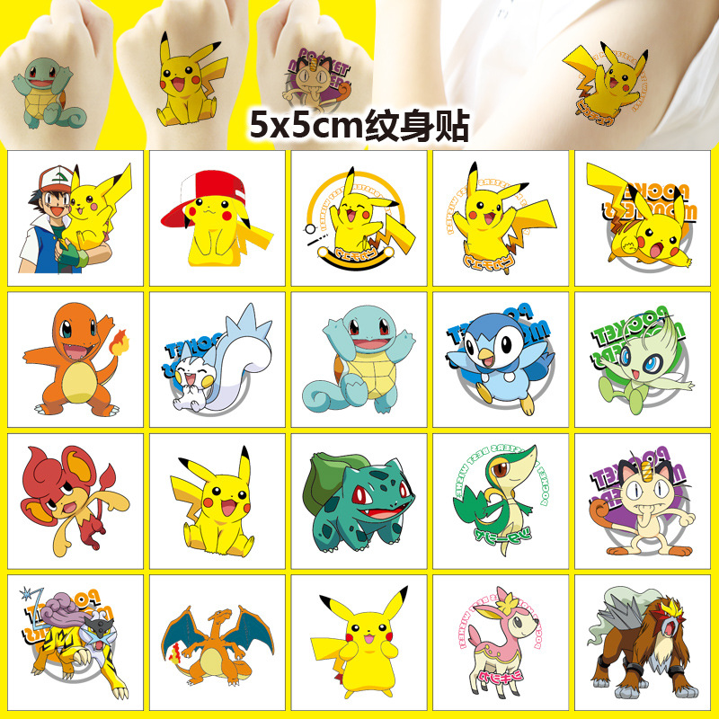 Laptop Accessories Cute - 5*5 cm 20 stks Pokemon Pikachu
