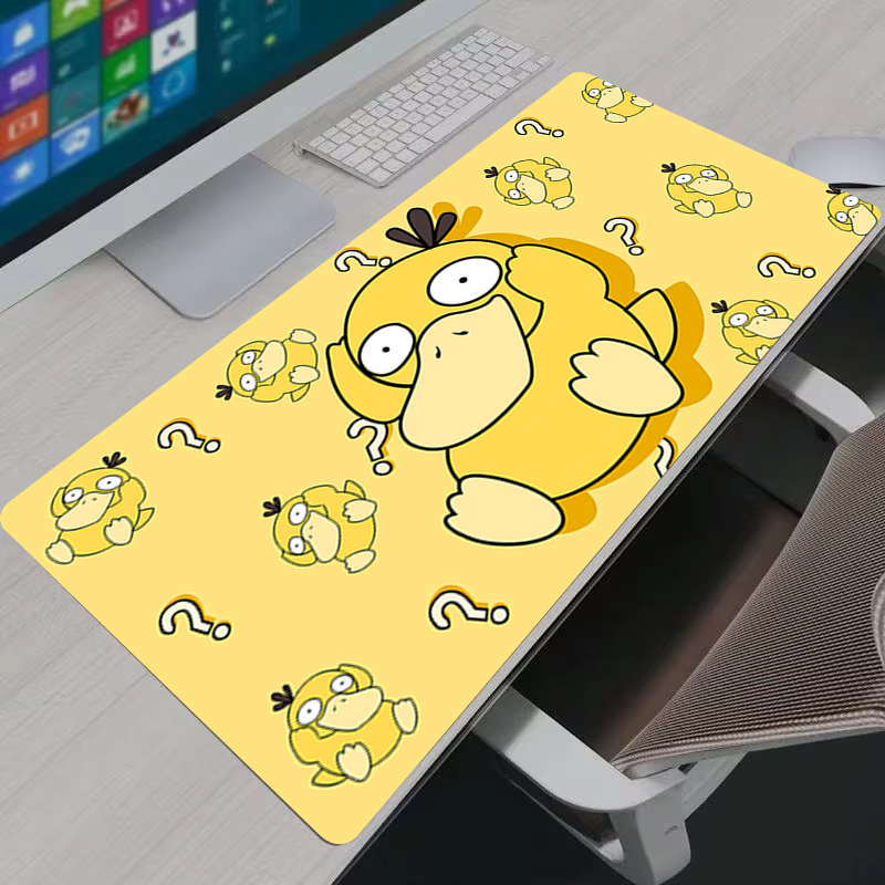 Laptop Accessories Computer - Muismat Anime P-Pokemon Psyduck XXL Grote