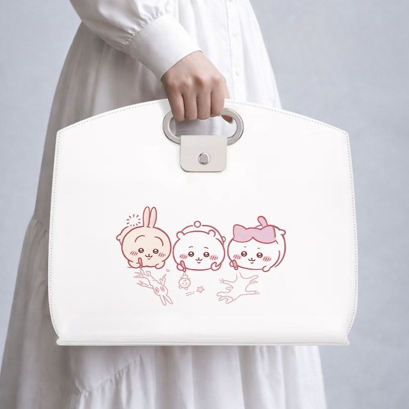 Laptop Editing Accessories - Anime Chiikawa PU lederen laptoptas Waterdichte