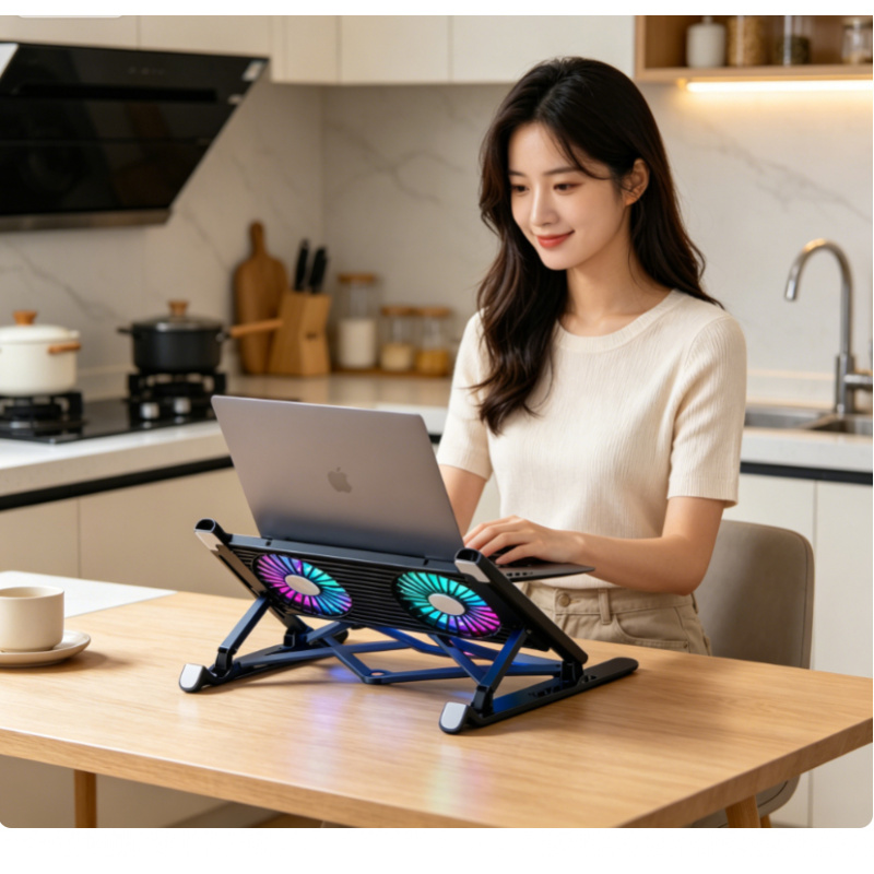 Laptop Accessories Holder - Nieuwe Laptop Koelstandaard Opvouwbare Laptop Koelpad