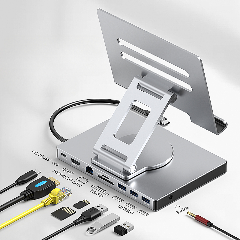 Mac Laptop Accessories - 9-in-1 voor IPad Pro USB C-hubstandaard