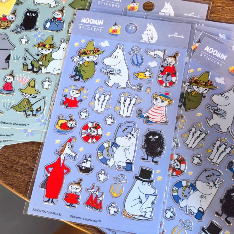 Laptop Accessories Decoration - Moomin Cartoon Decoratieve Stickers DIY Craft
