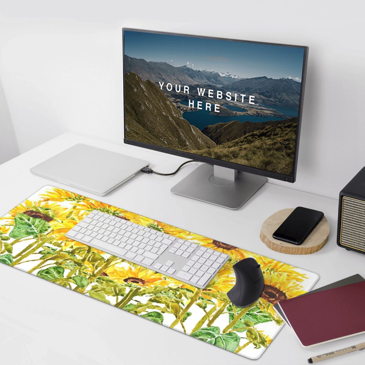 Zonnebloem Levendig Geel Bloem - Yellow Laptop Accessories recensie en prijs