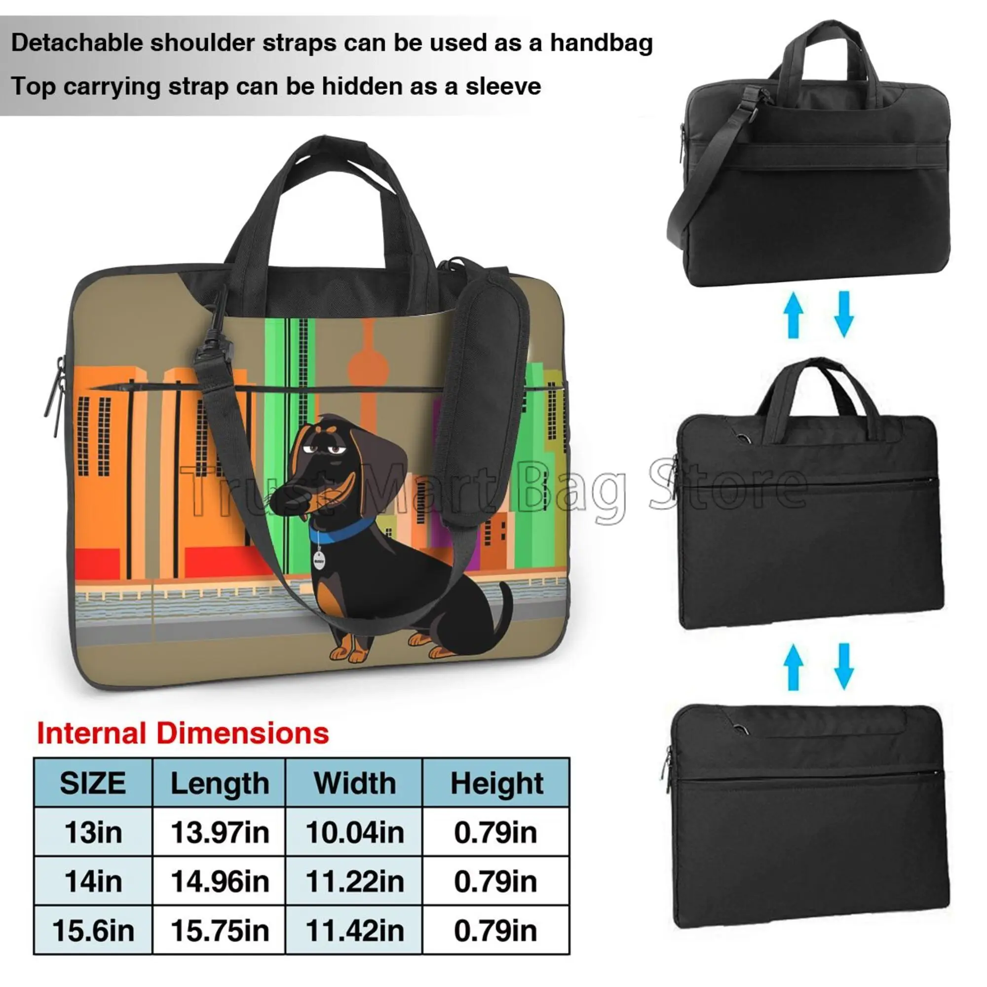 Schattige Teckelprint Laptop D - Laptop Accessories Case recensie en prijs