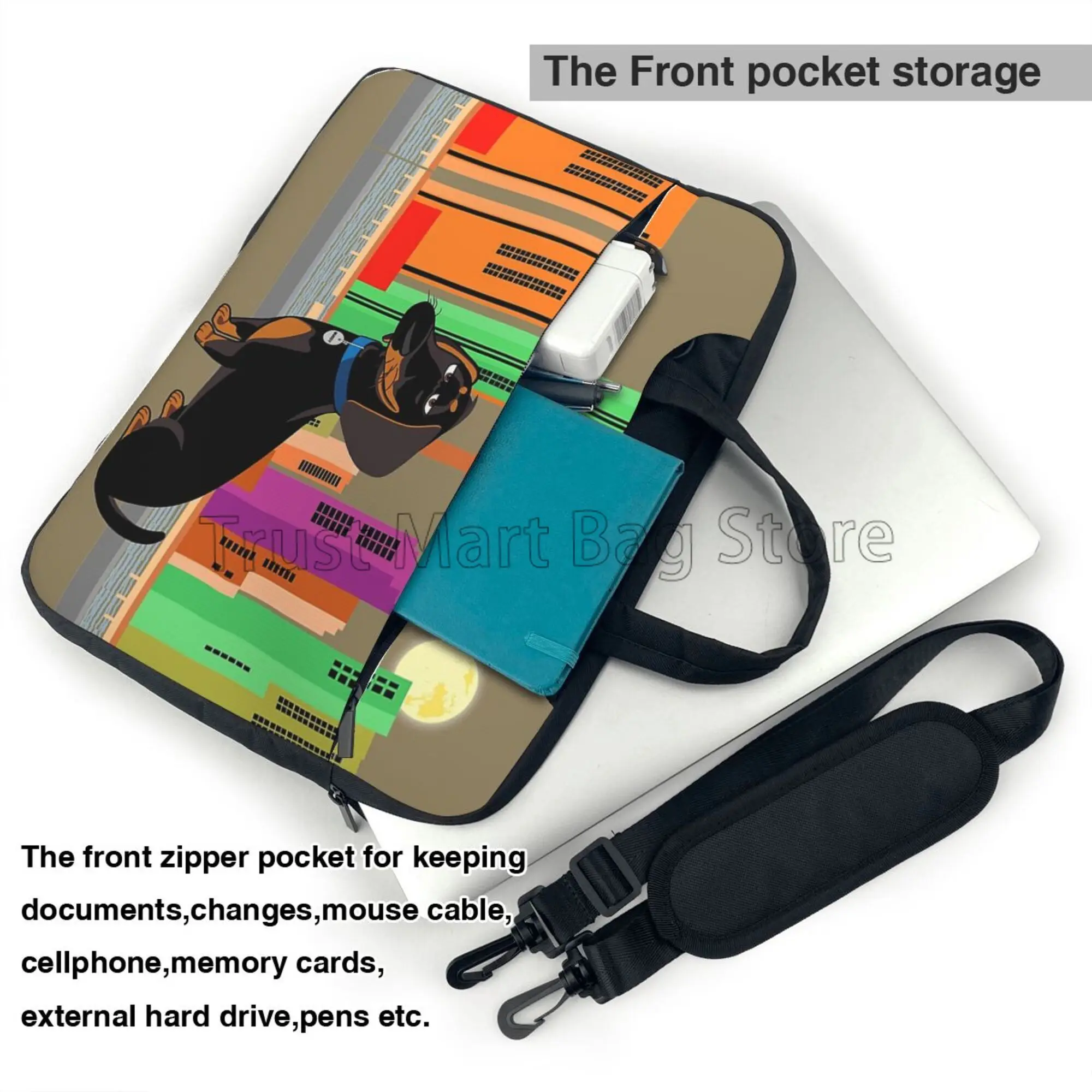 Schattige Teckelprint Laptop D - Laptop Accessories Case recensie en prijs