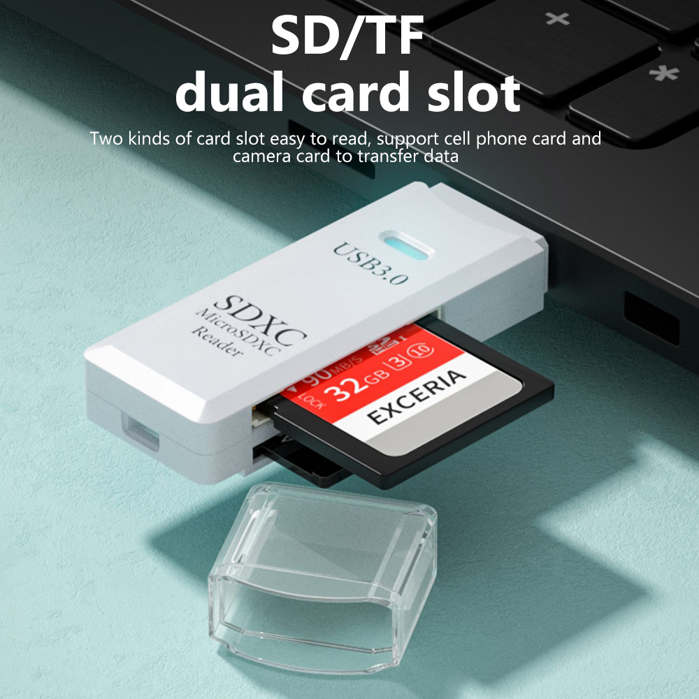 2-in-1 USB 3.0 kaartlezer, dra - Laptop Accessories Gadgets recensie en prijs