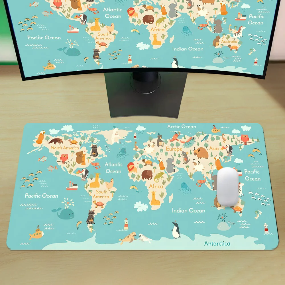 Wereldkaart Gaming Muismat Ani - Laptop Accessories World recensie en prijs