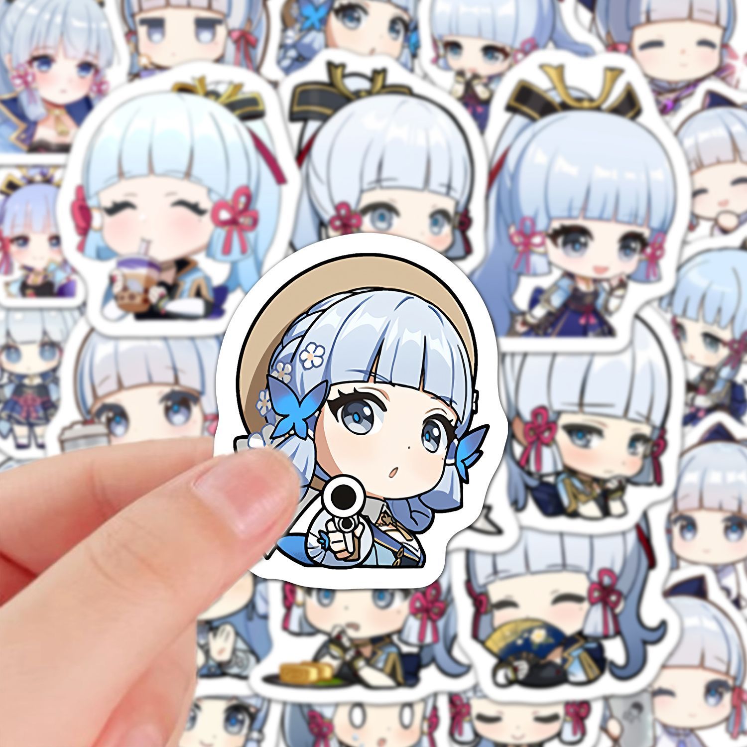 Kamisato Ayaka 60 stuks Genshi - Laptop Accessories Decoration recensie en prijs