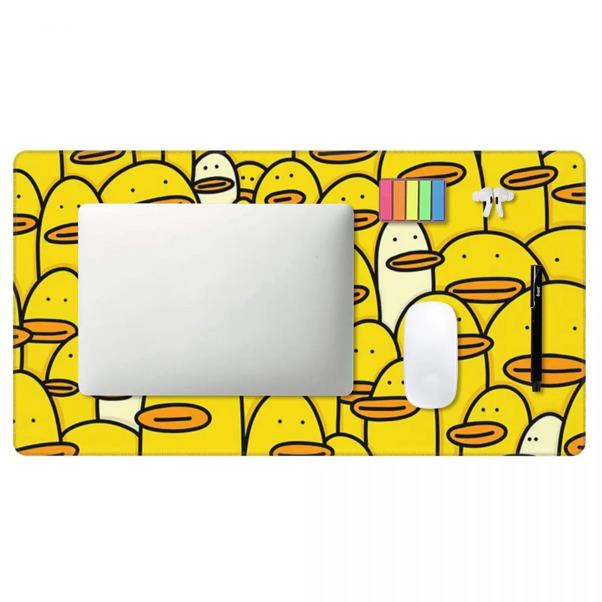 Grote muismat Cartoon Geel Rub - Yellow Laptop Accessories recensie en prijs