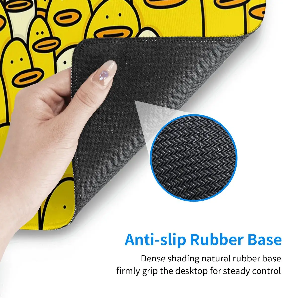 Grote muismat Cartoon Geel Rub - Yellow Laptop Accessories recensie en prijs