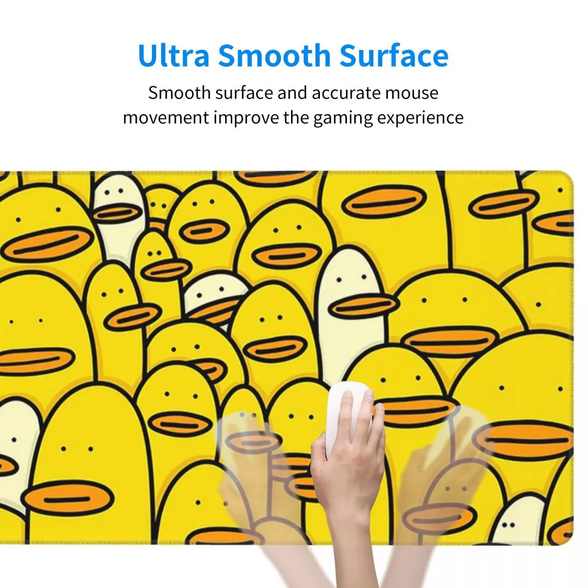 Grote muismat Cartoon Geel Rub - Yellow Laptop Accessories recensie en prijs