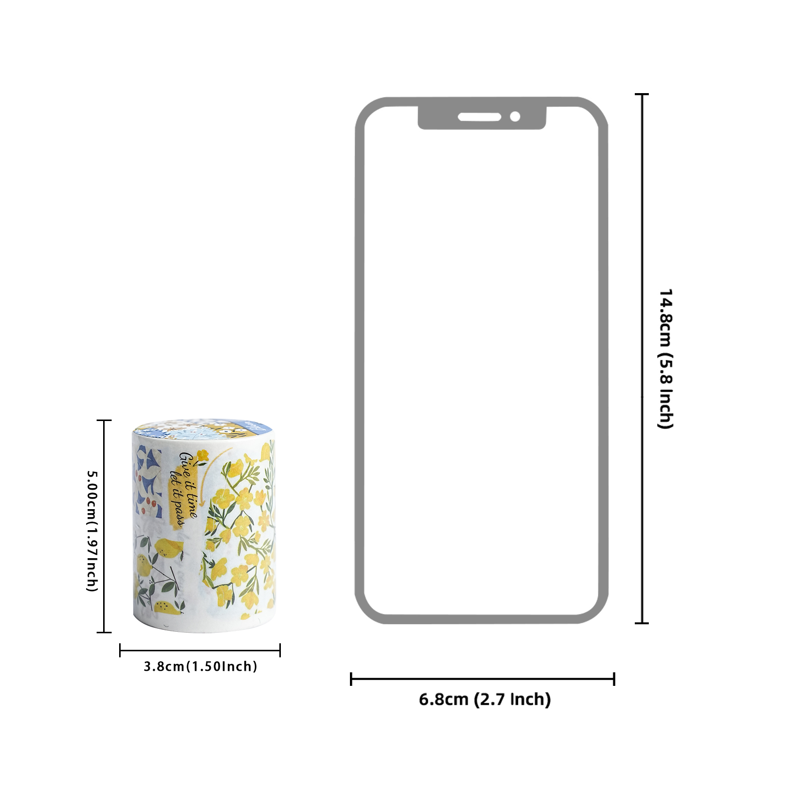 Etori Life Floral Theme Washi  - Yellow Laptop Accessories recensie en prijs