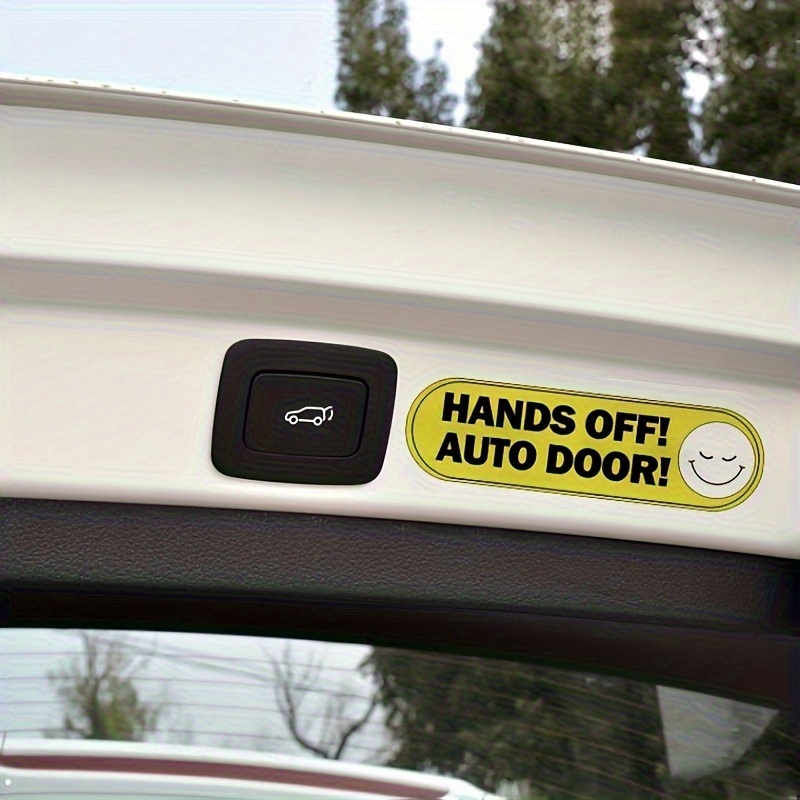 1SET Grappige autodeurwaarschu - Yellow Laptop Accessories recensie en prijs