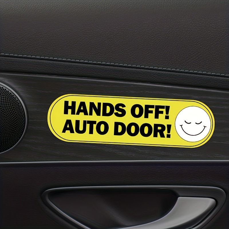 1SET Grappige autodeurwaarschu - Yellow Laptop Accessories recensie en prijs