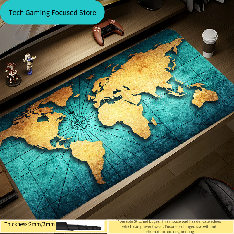 Muismat Wereldkaart Muismat La - Laptop Accessories World recensie en prijs
