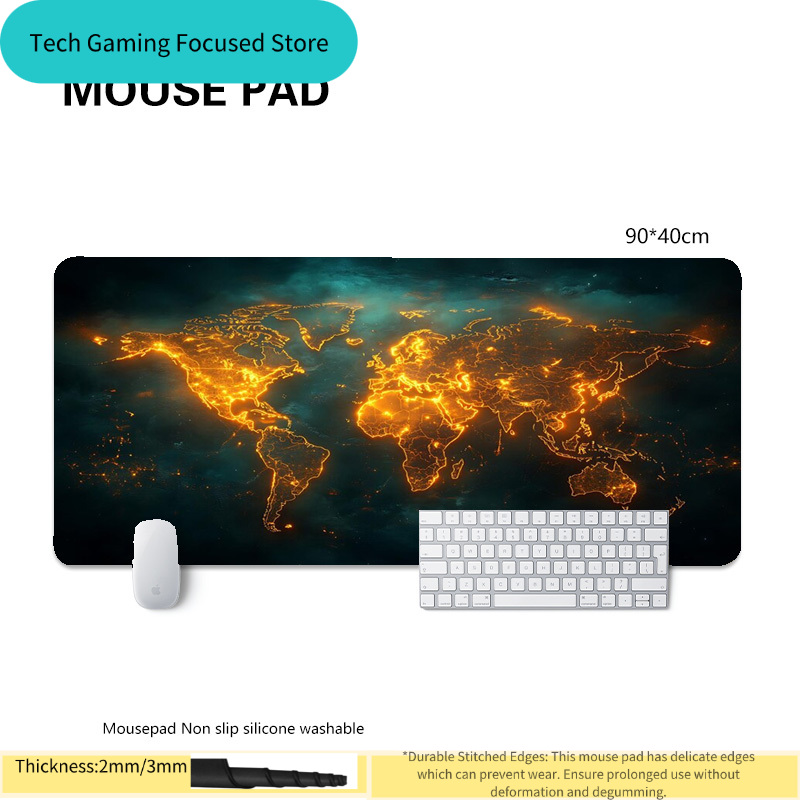 Muismat Wereldkaart Muismat La - Laptop Accessories World recensie en prijs
