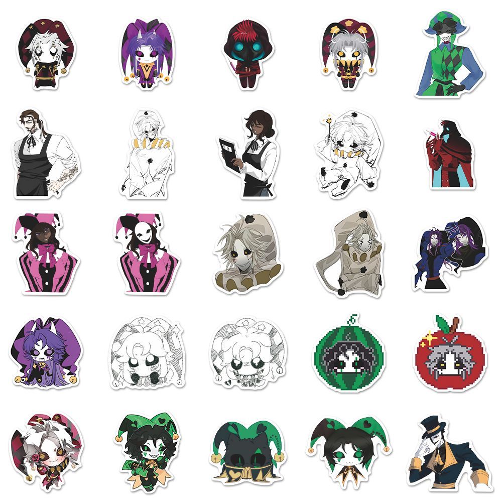 73PCS The Freak Circus Pierrot - Laptop Accessories Decoration recensie en prijs