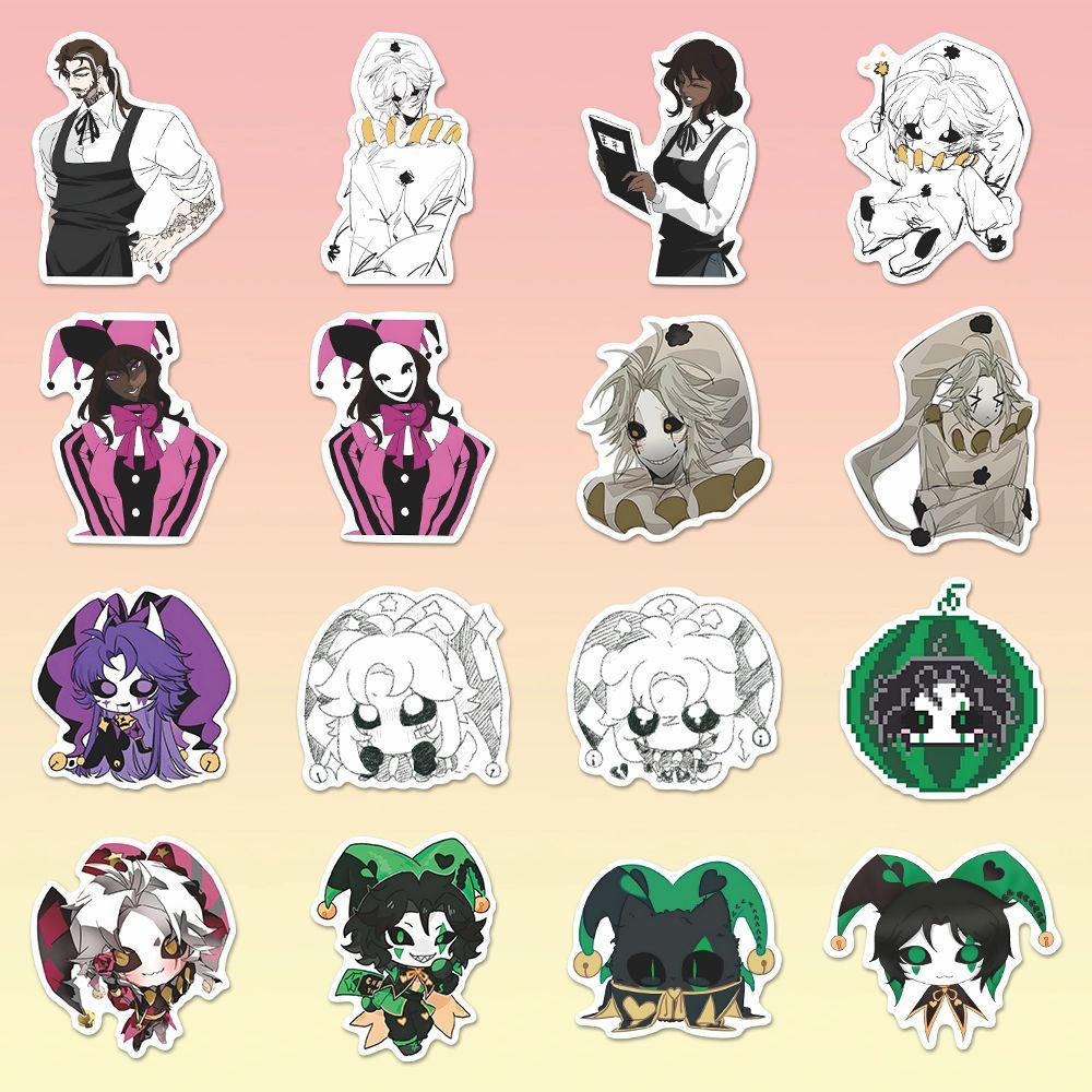 73PCS The Freak Circus Pierrot - Laptop Accessories Decoration recensie en prijs