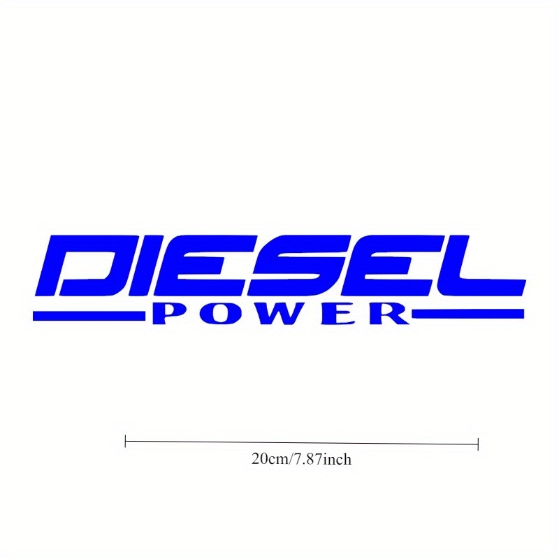 2D platte diesel power sticker - Yellow Laptop Accessories recensie en prijs
