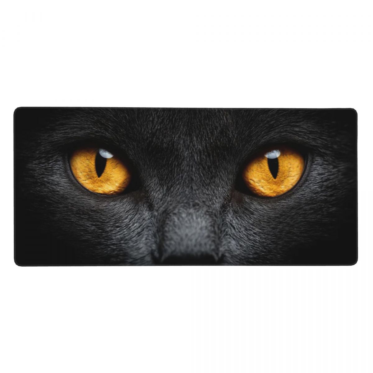 Zwart kattengezicht en gele og - Yellow Laptop Accessories recensie en prijs