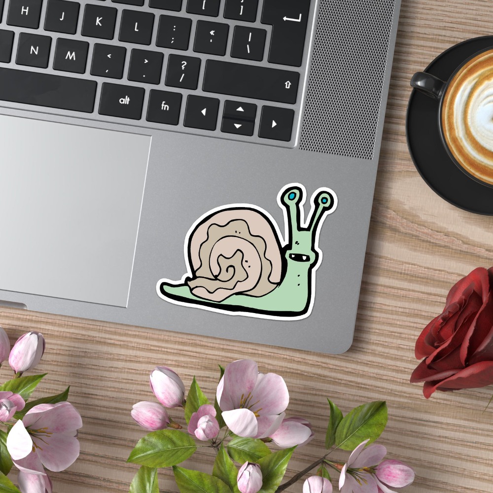 Cartoon slak vinyl opvallend b - Laptop Accessories Best recensie en prijs