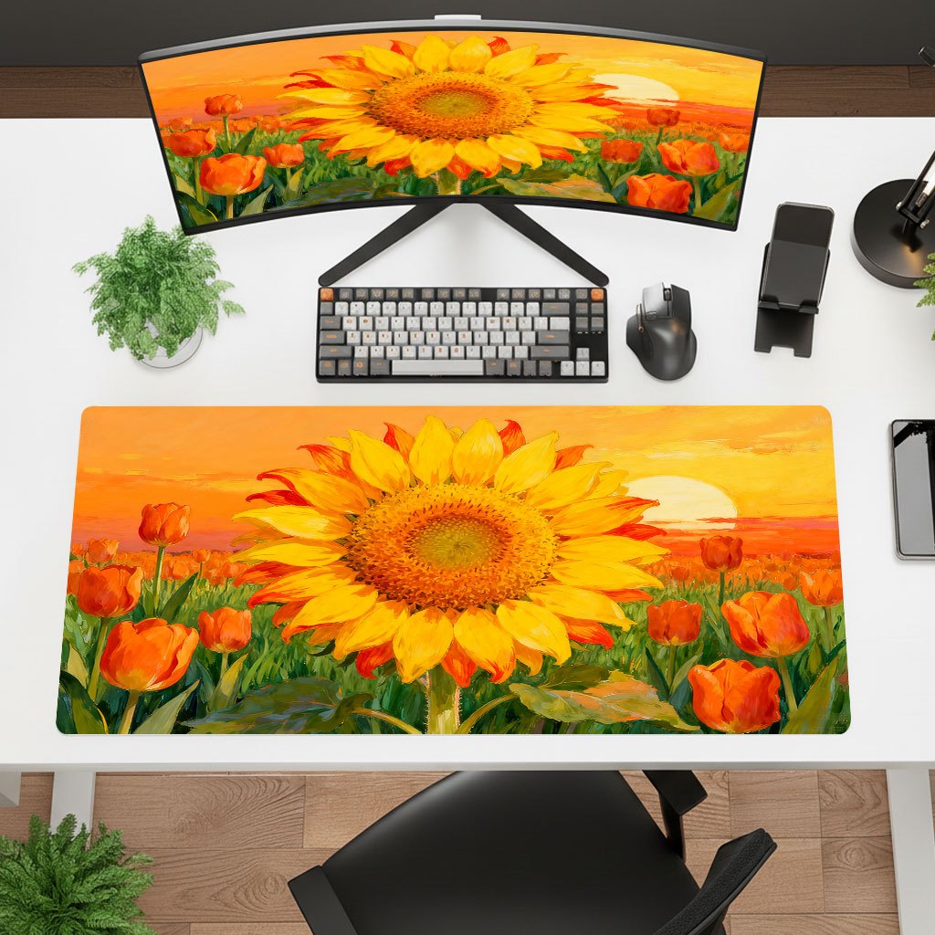 Merk Yellow Sunflower muismat, - Yellow Laptop Accessories recensie en prijs