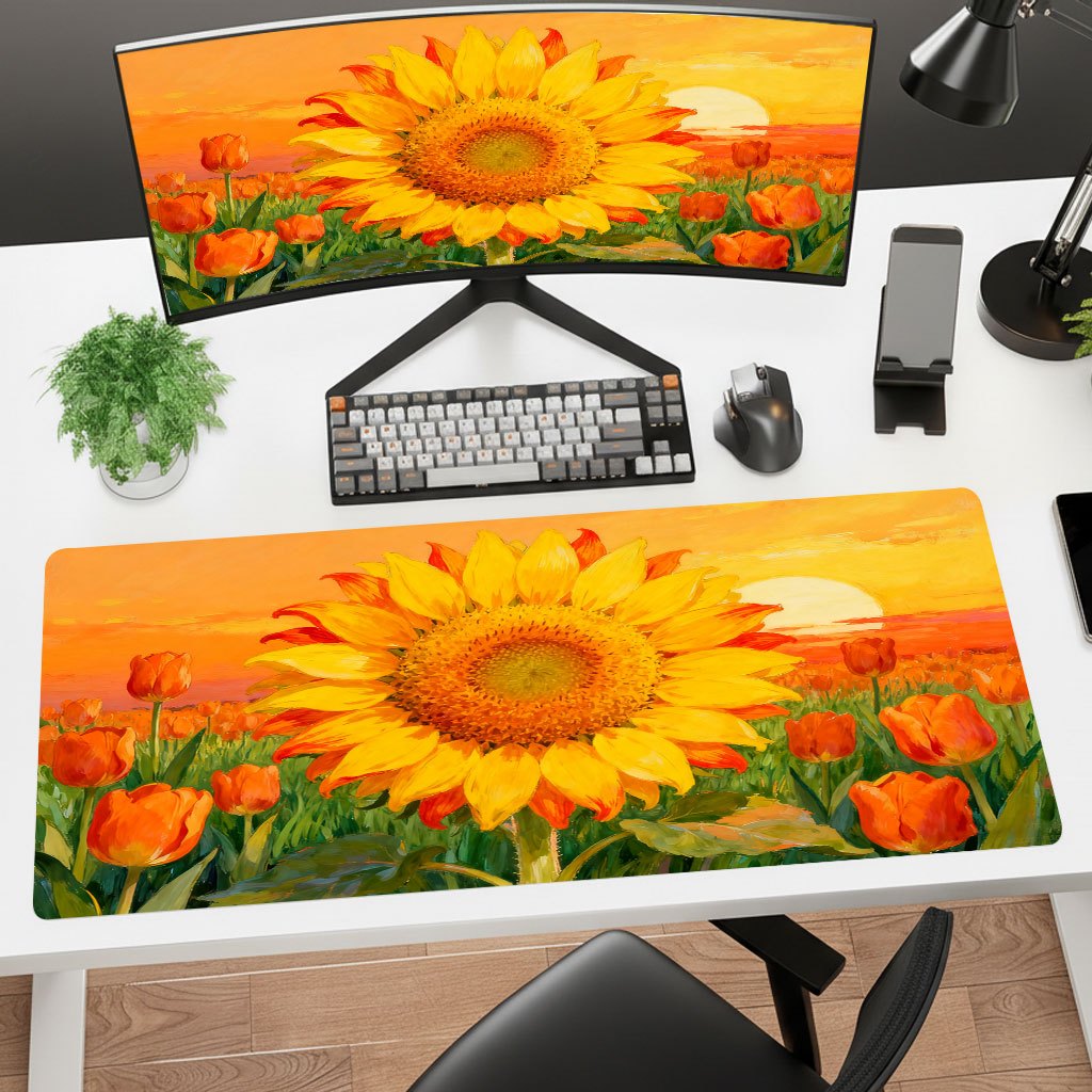 Merk Yellow Sunflower muismat, - Yellow Laptop Accessories recensie en prijs