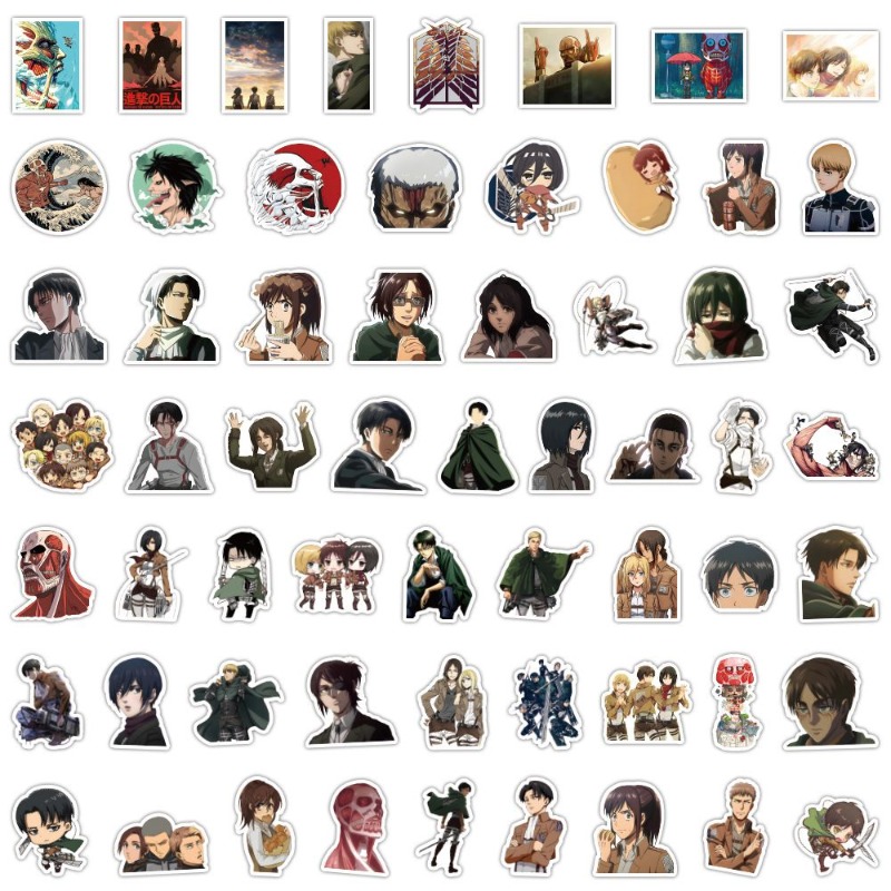 60 stuks Attack on Titan Anime - Laptop Accessories Case recensie en prijs
