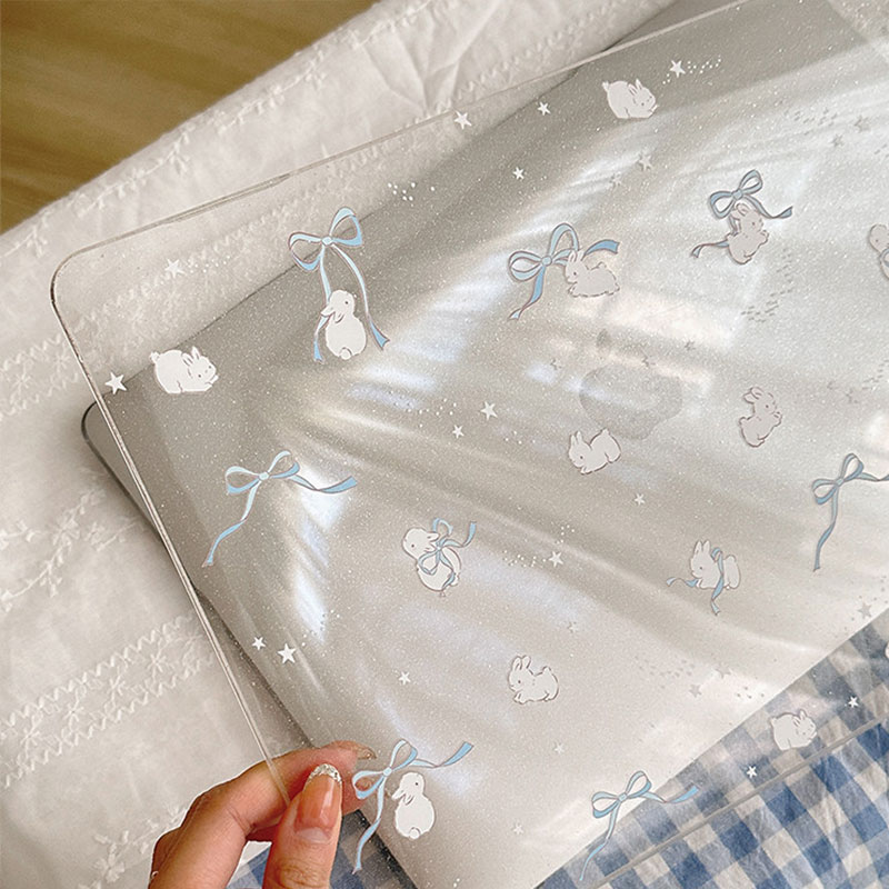 Ins Blue Bow Glitter Laptop Ca - Mac Laptop Accessories recensie en prijs