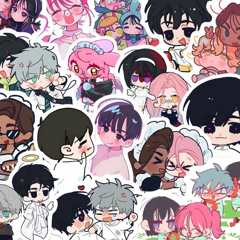 80 stks/set Cartoon Anime Alie - Laptop Accessories Cute recensie en prijs