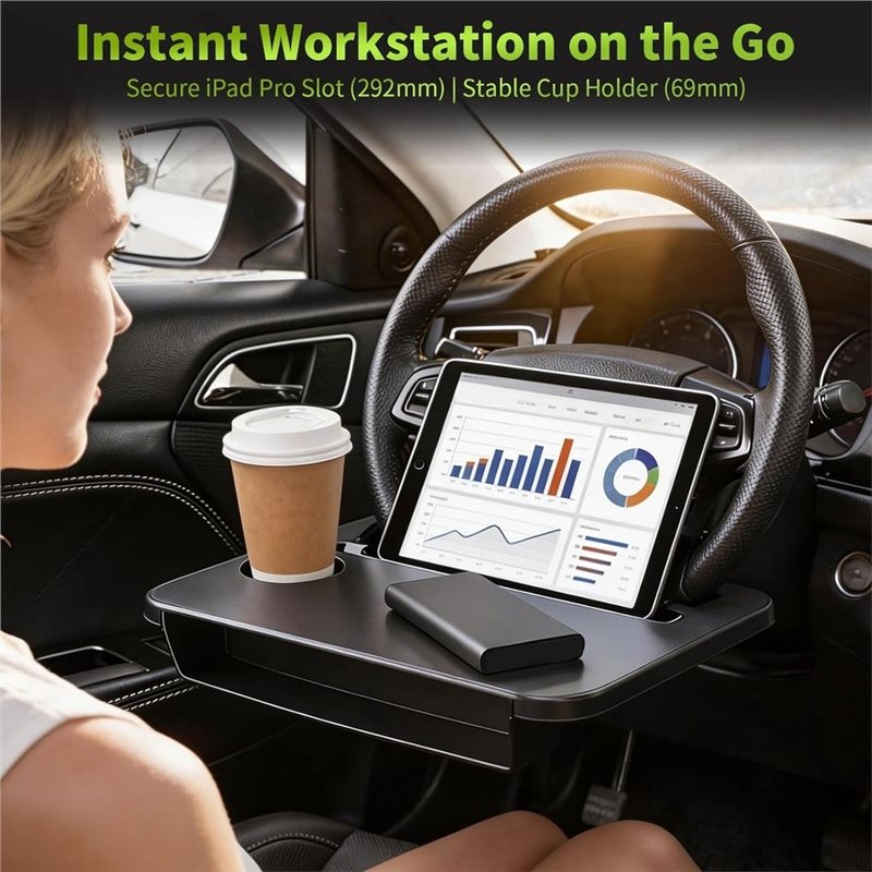 2-in-1 stuurwiellade Autovoeds - Laptop Accessories Holder recensie en prijs