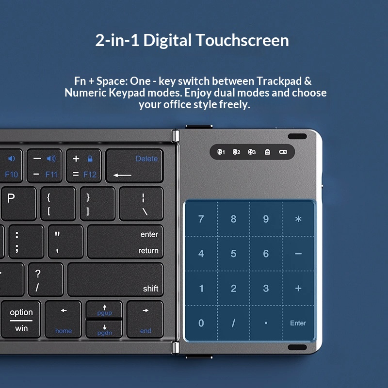 Mengzu Tri Fold draadloos Blue - Laptop Accessories Computer recensie en prijs