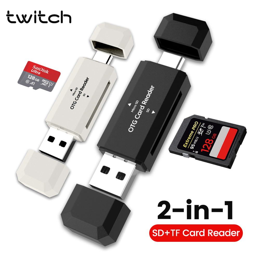 2-in-1 Type-C SD TF-kaartlezer - Laptop Accessories Gadgets recensie en prijs