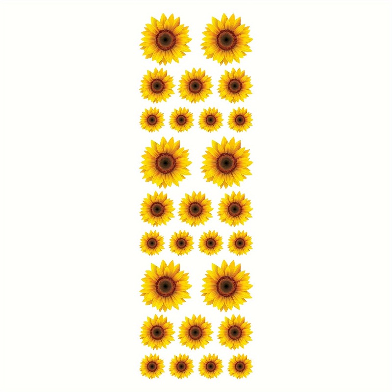 1Set Gele Zonnebloem Vinyl Dec - Yellow Laptop Accessories recensie en prijs